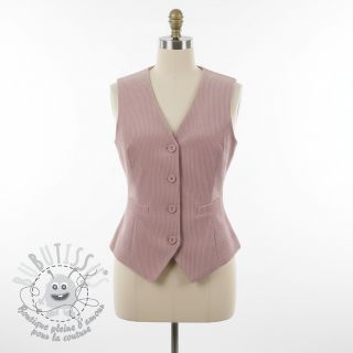 Tissu velours cotelé light lilac