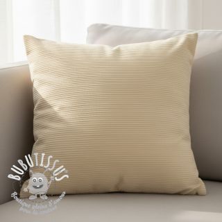 Tissu velours cotelé STRIPE ecru