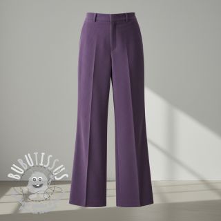 Tissu velours cotelé grape