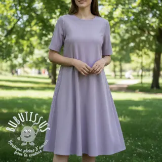 Tissu velours cotelé lilac