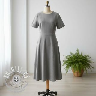 Tissu velours cotelé grey