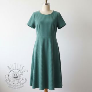 Tissu velours cotelé light petrol