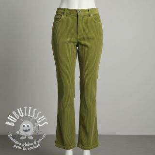 Tissu velours cotelé pickle