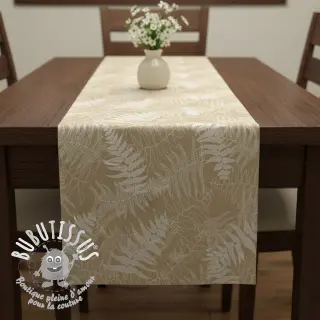 Tissu déco Linenlook Serene fern