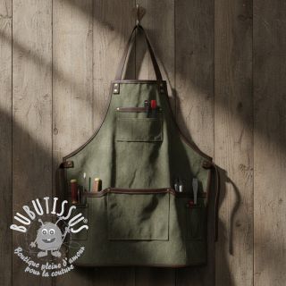 CANVAS STONEWASHED army green