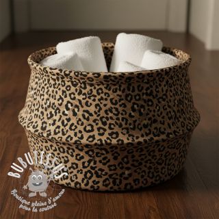 Tissu déco Animal skin light brown digital print