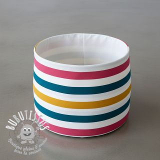 Tissu déco Stripes multicolour design B
