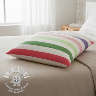 Tissu déco Stripes multicolour design C