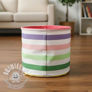 Tissu déco Stripes multicolour design C