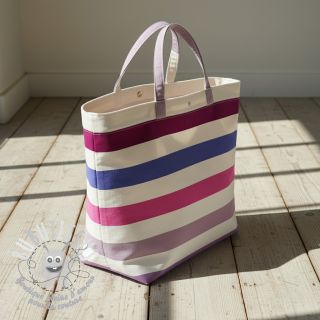 Tissu déco Stripes multicolour design A