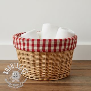 Tissu déco Celestin LUREX rouge