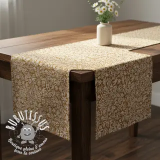 Tissu déco jacquard Sunlight jaune
