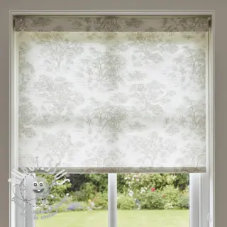 Tissu déco jacquard MACASSAR alover lin