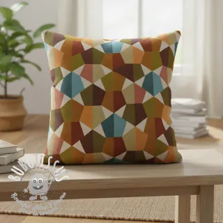 Tissu déco jacquard Mustang multi