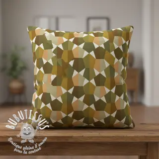 Tissu déco jacquard Mustang gold