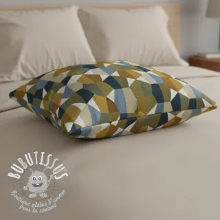 Tissu déco jacquard Mustang blue