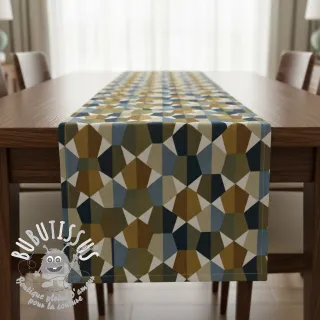 Tissu déco jacquard Mustang blue