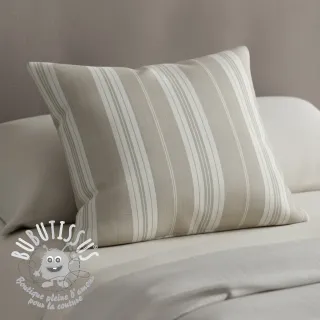 Tissu déco jacquard LINEN LOOK Granville lin