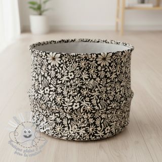 Tissu déco jacquard Sunlight noir