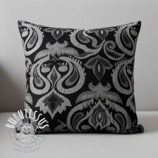 Tissu déco jacquard Baccara argent