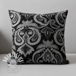 Tissu déco jacquard Baccara argent
