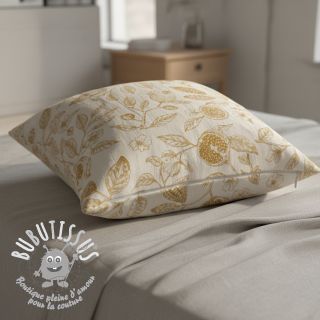 Tissu déco RUSTIC VINTAGE PRINT Granata peanut