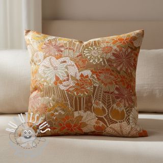 Tissu déco jacquard Opium allover peanut