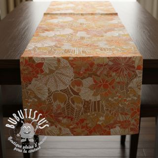 Tissu déco jacquard Opium allover peanut