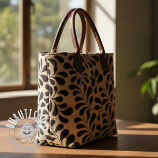 Tissu déco GOBELIN PREMIUM Drop Wave Branch design B