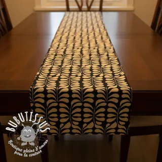 Tissu déco GOBELIN PREMIUM Drop Wave Branch design A