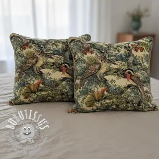 Tissu déco GOBELIN PREMIUM Bird Heritage Forest