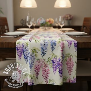 Tissu déco Serene Wisteria Charm digital print