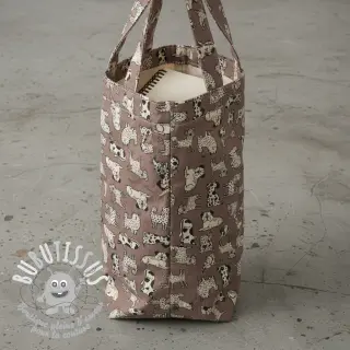 Tissu déco Linenlook premium Dog Wildlife Art