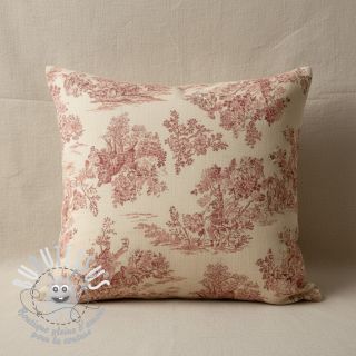 Tissu déco Gabrielle rouge