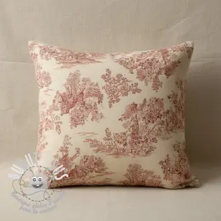 Tissu déco Gabrielle rouge
