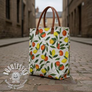 Tissu déco avec finition en Teflon Citrus Fruit