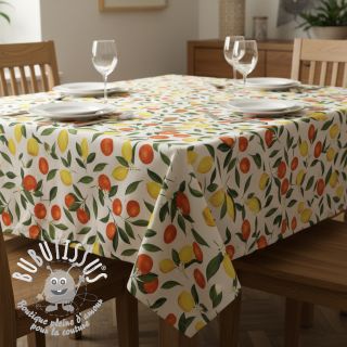 Tissu déco avec finition en Teflon Citrus Fruit