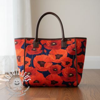 Tissu déco avec finition en Teflon POPPY GARDEN