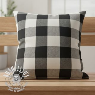 Tissu déco BIG Celestine noir