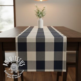 Tissu déco BIG Celestine indigo