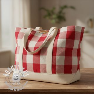 Tissu déco BIG Celestine rouge