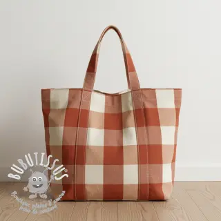 Tissu déco BIG Celestine terracotta