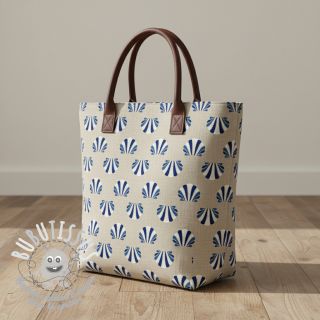 Tissu déco Linenlook Seashell blue