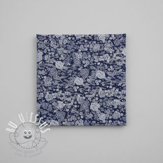 Tissu déco jacquard Draco indigo