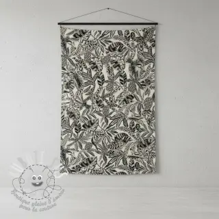Tissu déco jacquard Fortuna blanc