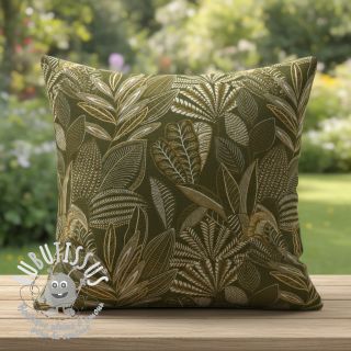 Tissu déco jacquard Legende kaki