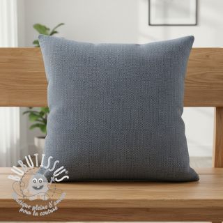 Tissu déco DOBBY Zigzag navy blue