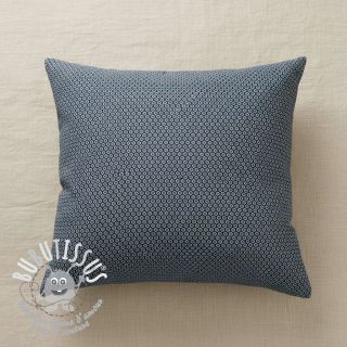 Tissu déco DOBBY Coloured Dot navy blue