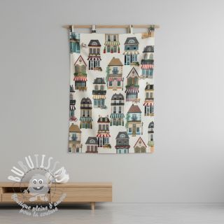 Tissu déco premium Shop Boutique City digital print