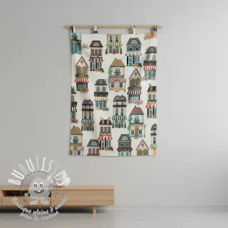 Tissu déco premium Shop Boutique City digital print